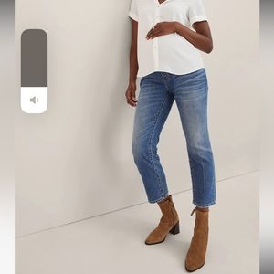 Hatch over the bump straight leg maternity jeans - size 30